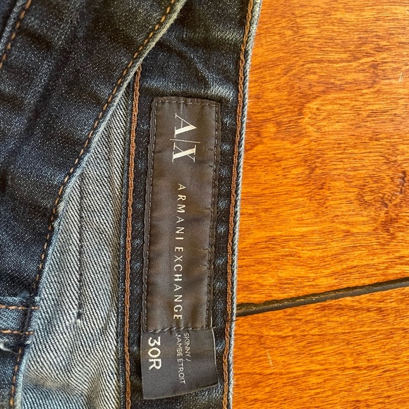 Armani exchange skinny jeans for men, 30 regular blue color - Picture 3 of 4